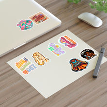 Load image into Gallery viewer, Cool Colorful Christian Sticker Sheet| 6x4|11x8.5| Faith based stickers| Vinyl Stickers| Die-cut stickers| Waterproof
