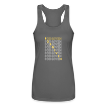 Load image into Gallery viewer, Forgiven- Women’s Performance Racerback Tank Top - charcoal
